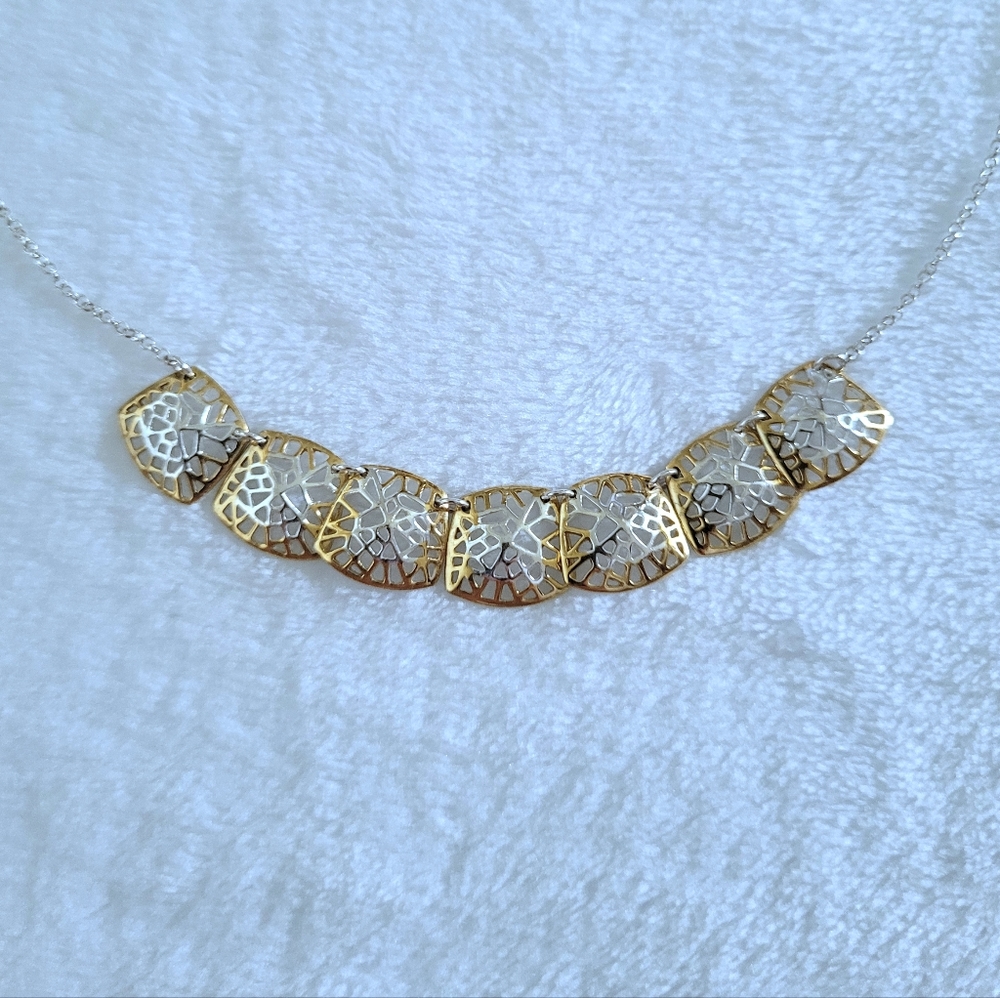 Argento Vivo Square⏹️ Plate🍽 Necklace - Picture 15 of 15